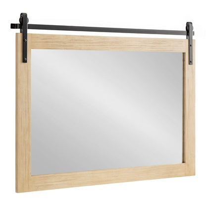 Kate and Laurel Cates Miroir mural rectangulaire rustique