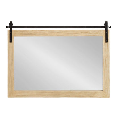 Kate and Laurel Cates Miroir mural rectangulaire rustique