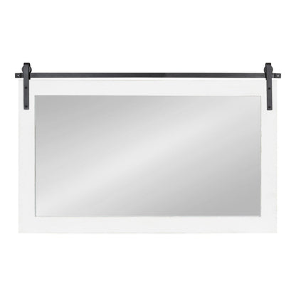 Kate and Laurel Cates Miroir mural rectangulaire rustique