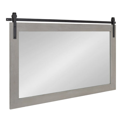 Kate and Laurel Cates Miroir mural rectangulaire rustique