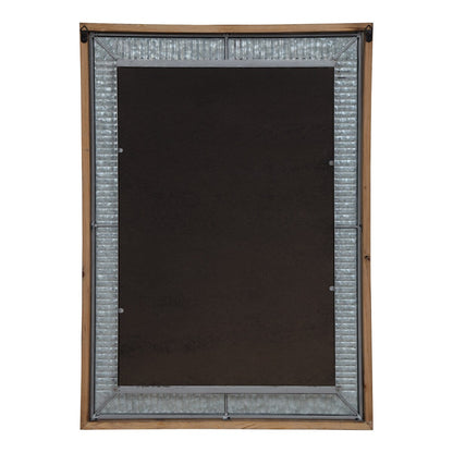 Miroir mural en bois et métal Deely de Kate and Laurel