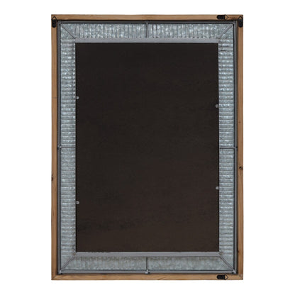 Miroir mural en bois et métal Deely de Kate and Laurel