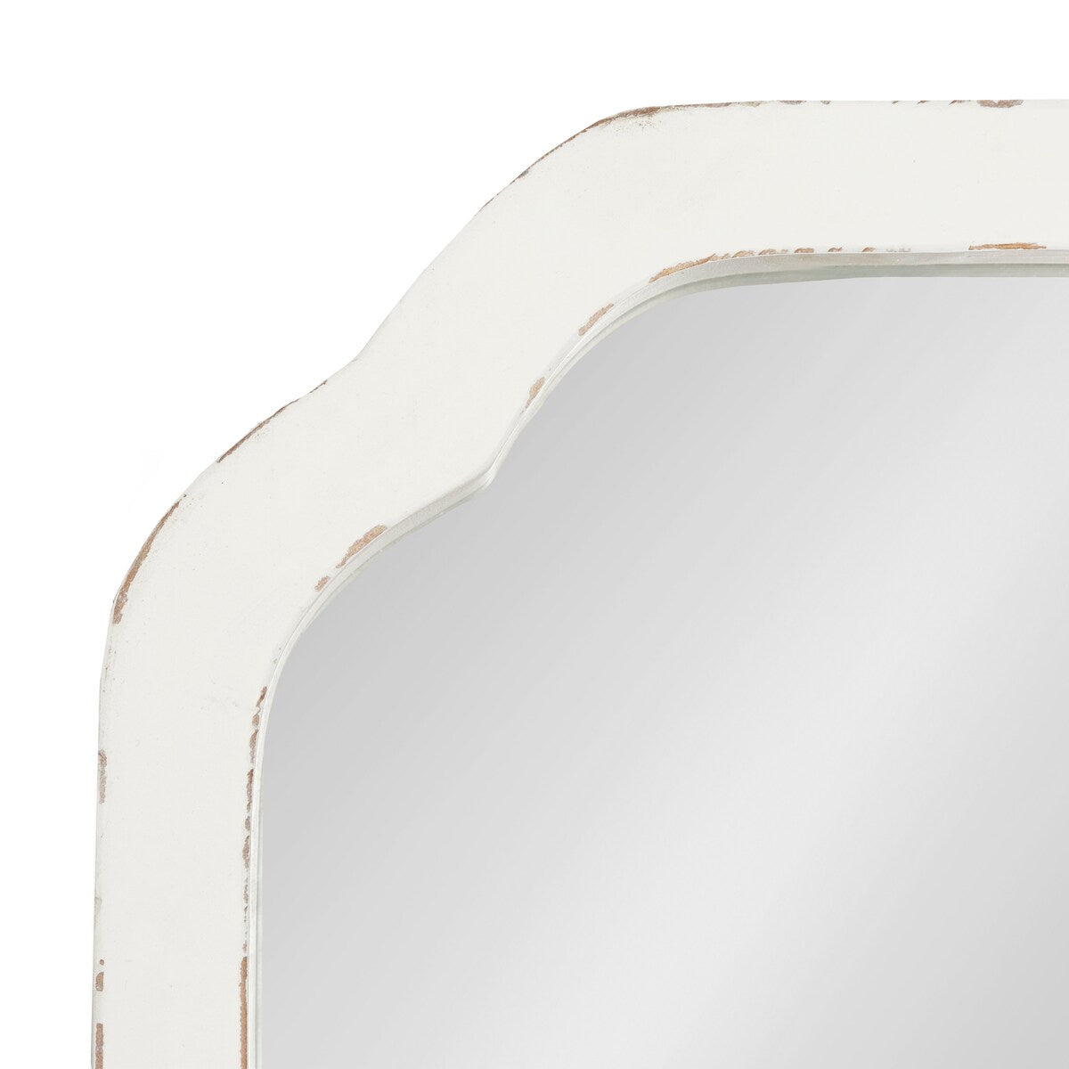 Kate and Laurel Marston Miroir mural carré en bois