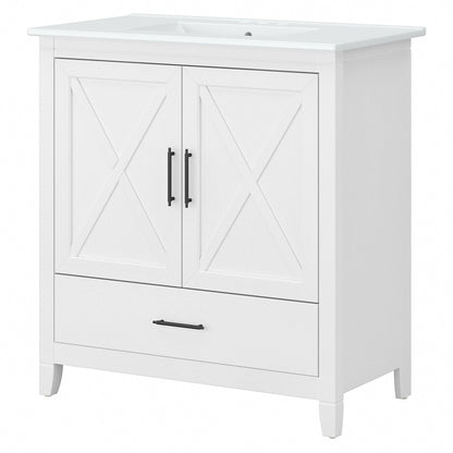 Meuble-lavabo de salle de bain Key West 32W avec lavabo de Bush Furniture