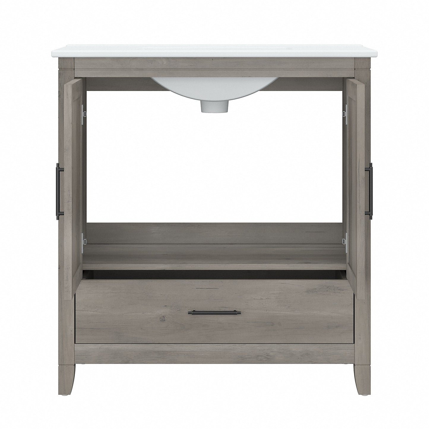 Meuble-lavabo de salle de bain Key West 32W avec lavabo de Bush Furniture