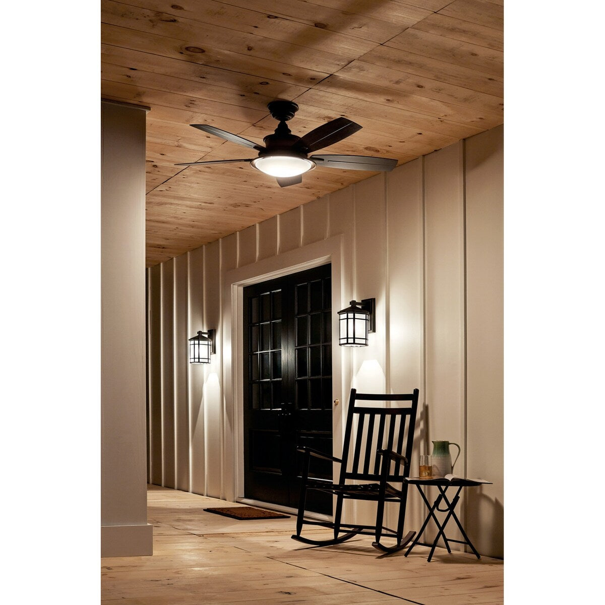 Ventilateur de plafond Kichler Cameron 52 à 5 pales avec LED et télécommande