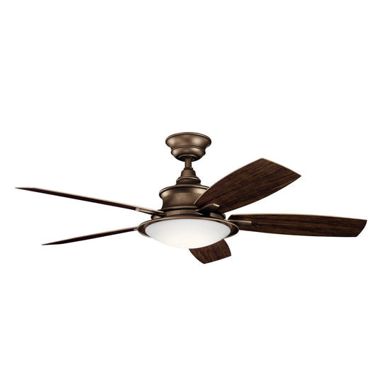 Ventilateur de plafond Kichler Cameron 52 à 5 pales avec LED et télécommande