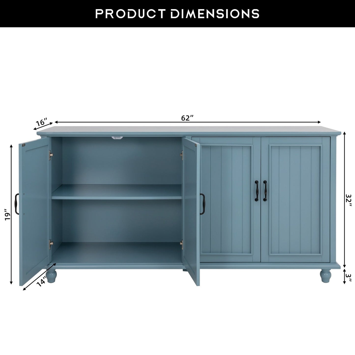 Buffet de cuisine, bar à café, armoire de rangement décorative.