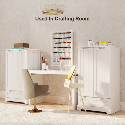 Armoire de rangement pour cuisine, armoire de rangement de salle de bain autoportante avec 2 portes et tiroirs