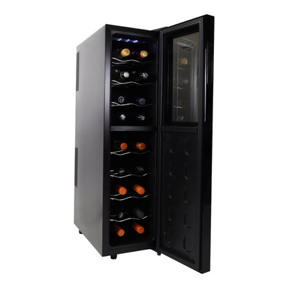 Cave à vin Koolatron 18 bouteilles, modèle Slim, double zone, réfrigérateur à vin indépendant