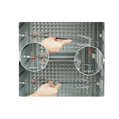 Four à convection, grille-pain, rotisserie et friteuse à air LNC 12-en-1, grand modèle 34QT pour comptoir - 19,5 L x 15 l x 12,5 H (cm)