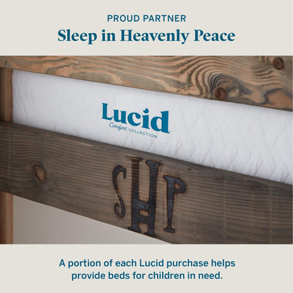 Matelas en mousse à mémoire de forme au gel ferme de 30 cm (12 pouces) Lucid