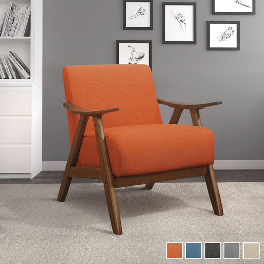 Fauteuil d'appoint rétro Levine - 72,5 x 81,5 x 79,5 cm