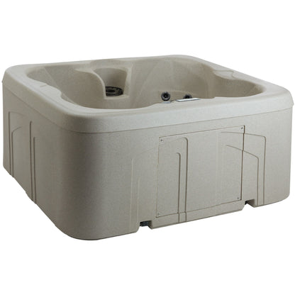 Spa Lifesmart LS100DX pour 4 personnes, 20 jets, 110V, prêt à l'emploi avec cascade.