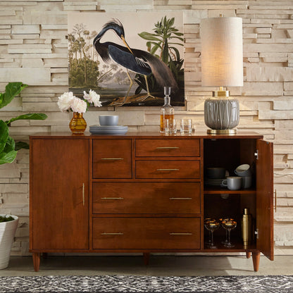 Buffet/Meuble de rangement Ana de Lifestorey, style milieu de siècle
