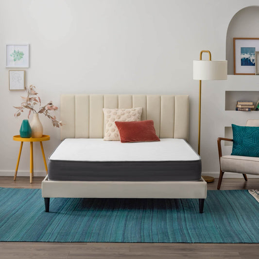 Matelas hybride en mousse à mémoire de forme au gel ferme de 20 cm (8 po) Linenspa