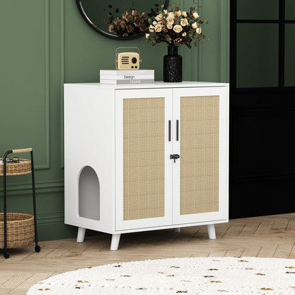 Abri pour litière, meuble pour litière de chat, table d'appoint, table de canapé