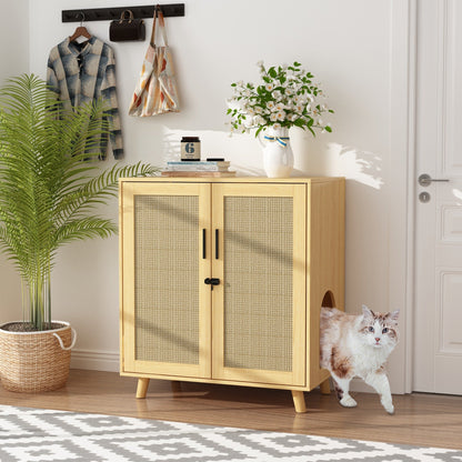 Abri pour litière, meuble pour litière de chat, table d'appoint, table de canapé