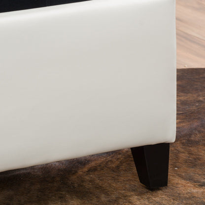 Banc de rangement Lucinda en simili cuir de Christopher Knight Home - 130,6 cm L x 44,5 cm l x 41,3 cm H
