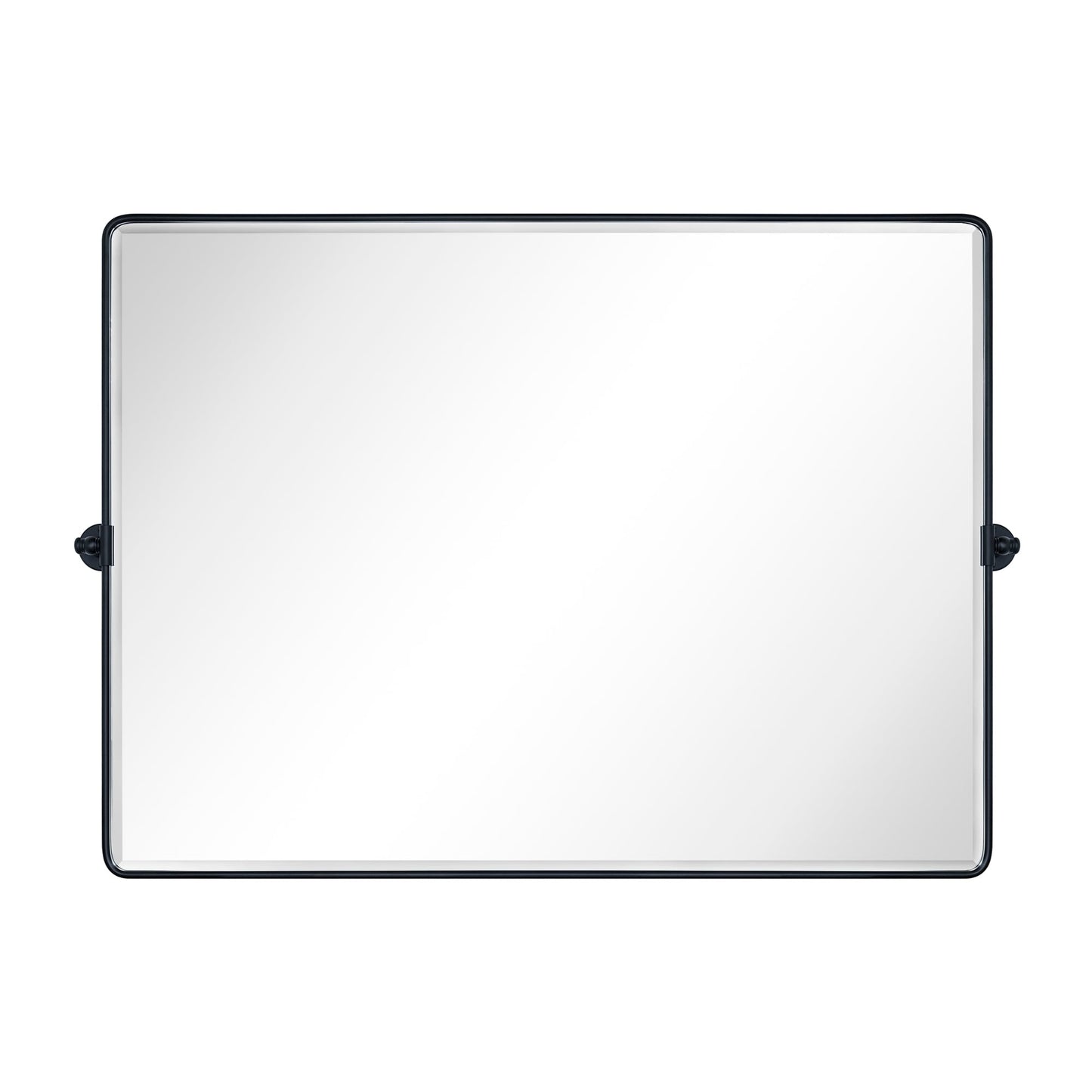 TEHOME Lutalo miroir de salle de bain/coiffeuse horizontal à bords biseautés