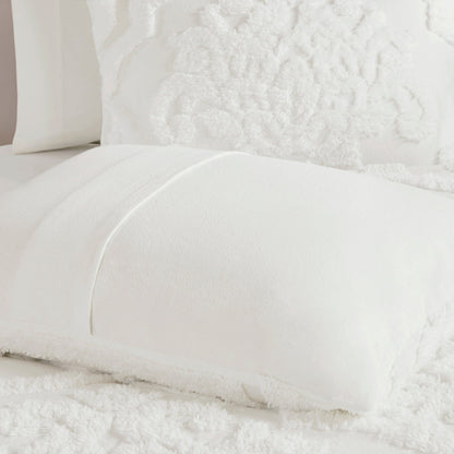 Ensemble de couette en damassé de chenille de coton matelassé Madison Park Aeriela