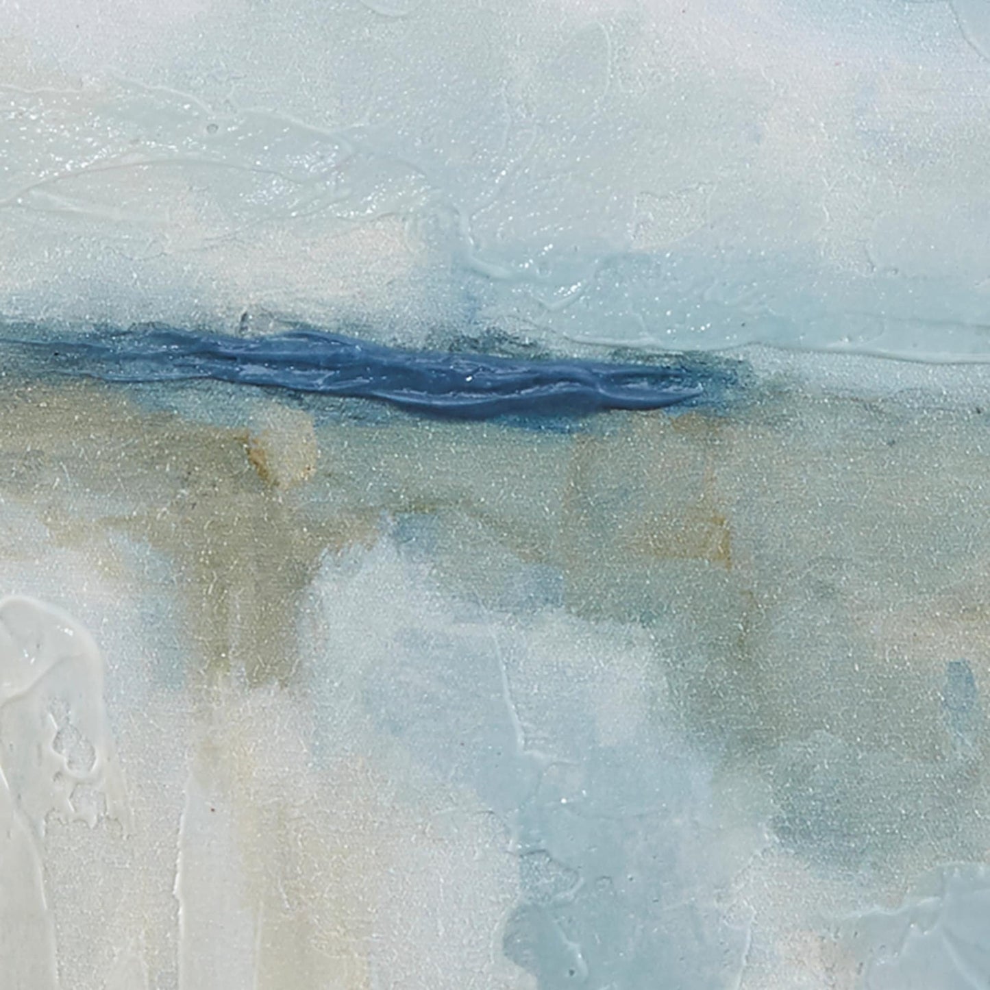 Ensemble de 5 toiles encadrées pour mur, Madison Park, Blue Horizon