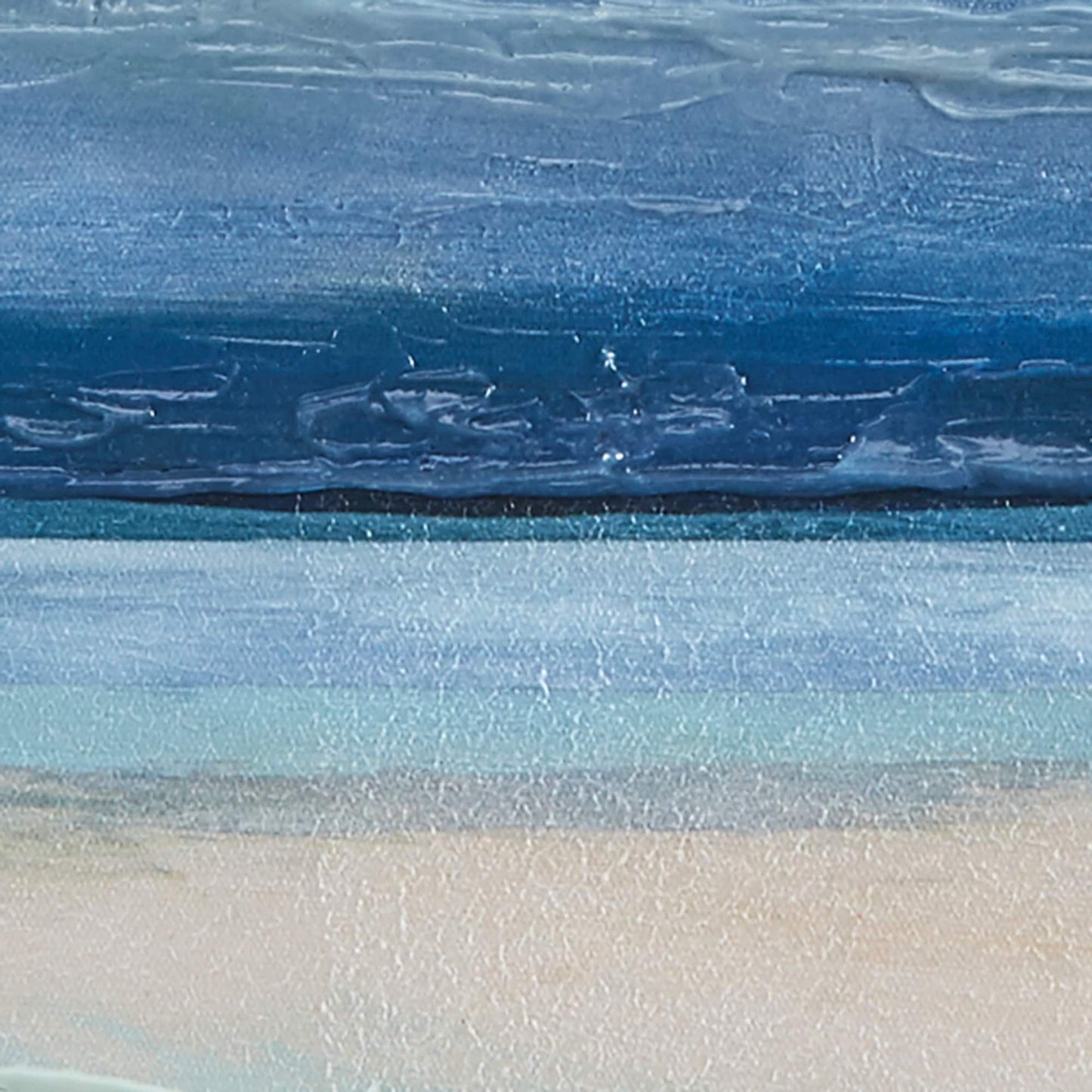 Ensemble de 5 toiles encadrées pour mur, Madison Park, Blue Horizon