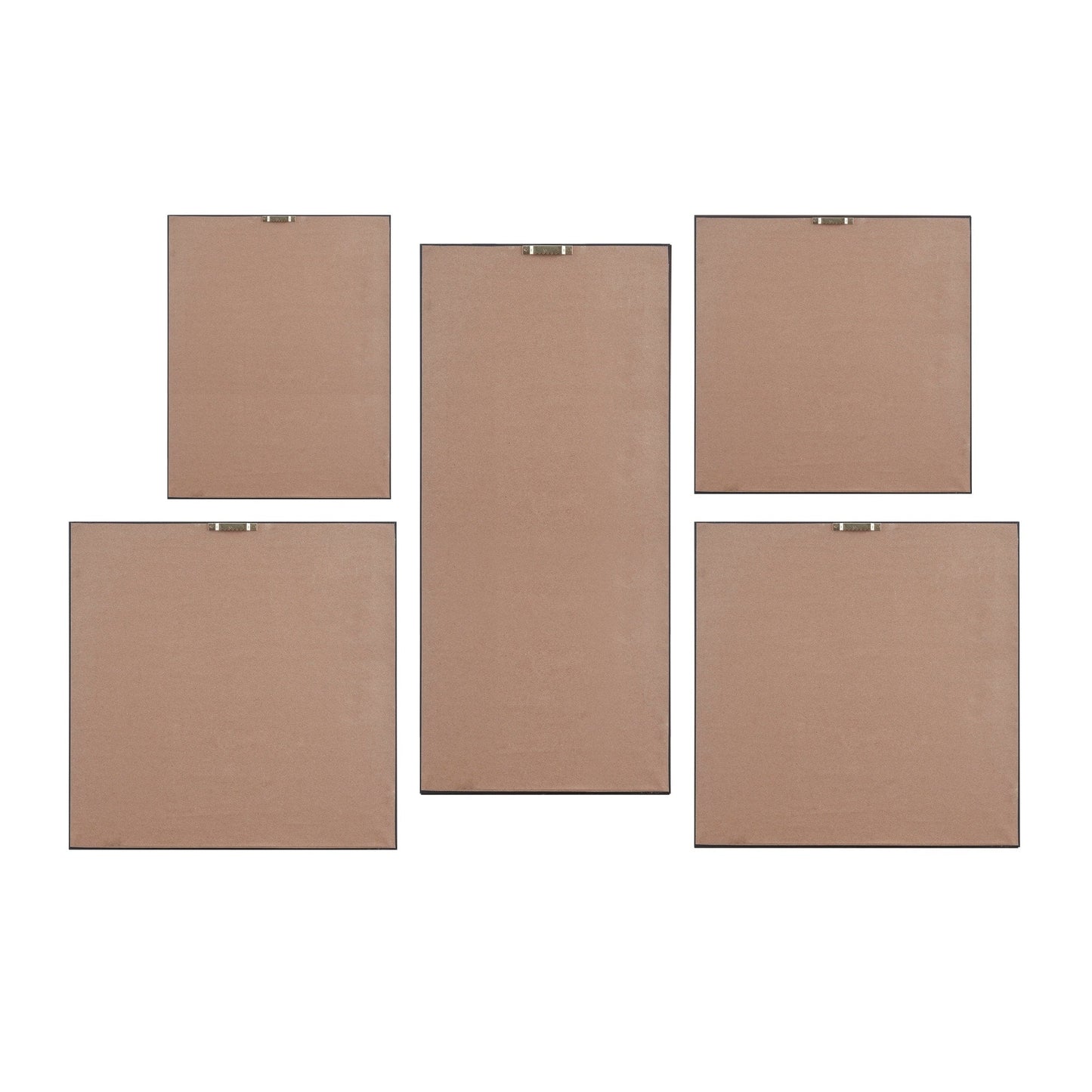 Ensemble de 5 toiles encadrées pour mur, Madison Park, Blue Horizon