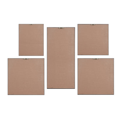 Ensemble de 5 toiles encadrées pour mur, Madison Park, Blue Horizon