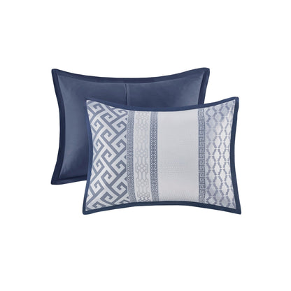 Ensemble de couette géométrique jacquard Christian de Madison Park, 7 pièces