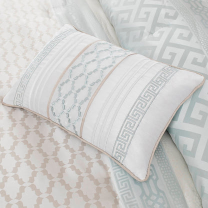 Ensemble de couette géométrique jacquard Christian de Madison Park, 7 pièces