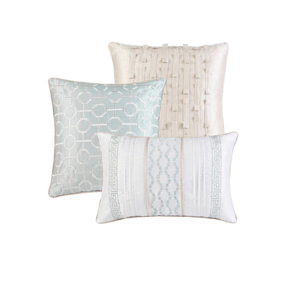 Ensemble de couette géométrique jacquard Christian de Madison Park, 7 pièces