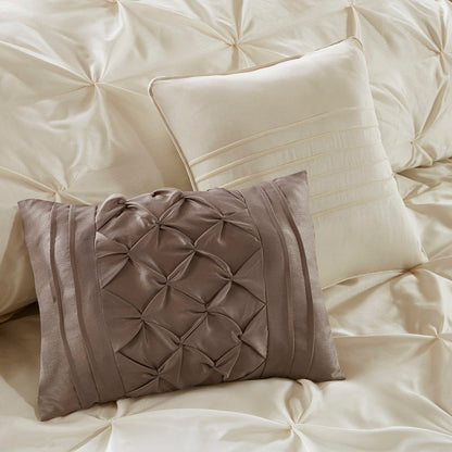 Madison Park Essentials Loretta, ensemble de 24 pièces pour chambre à coucher avec panneaux de fenêtre et ensemble de draps