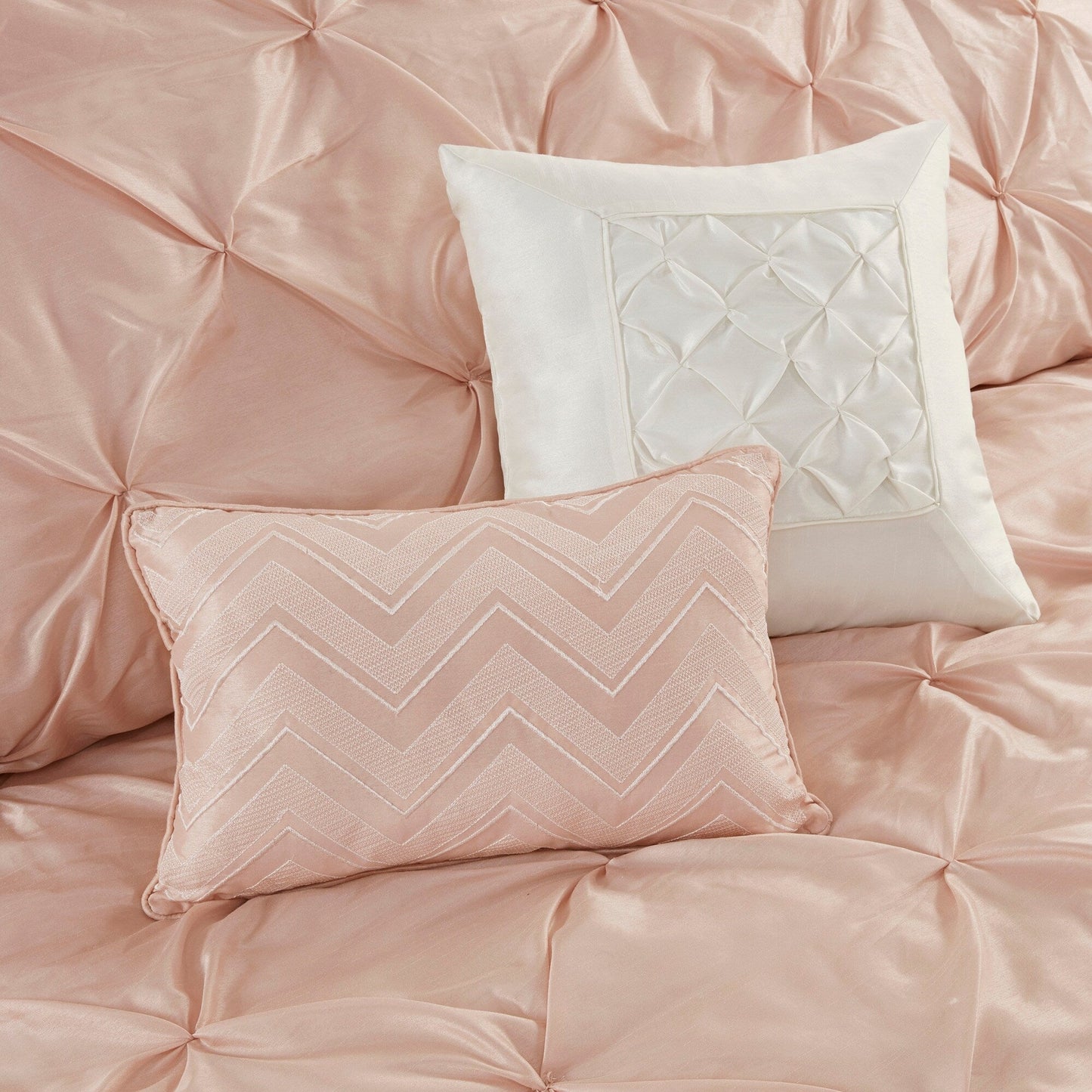 Madison Park Essentials Loretta, ensemble de 24 pièces pour chambre à coucher avec panneaux de fenêtre et ensemble de draps