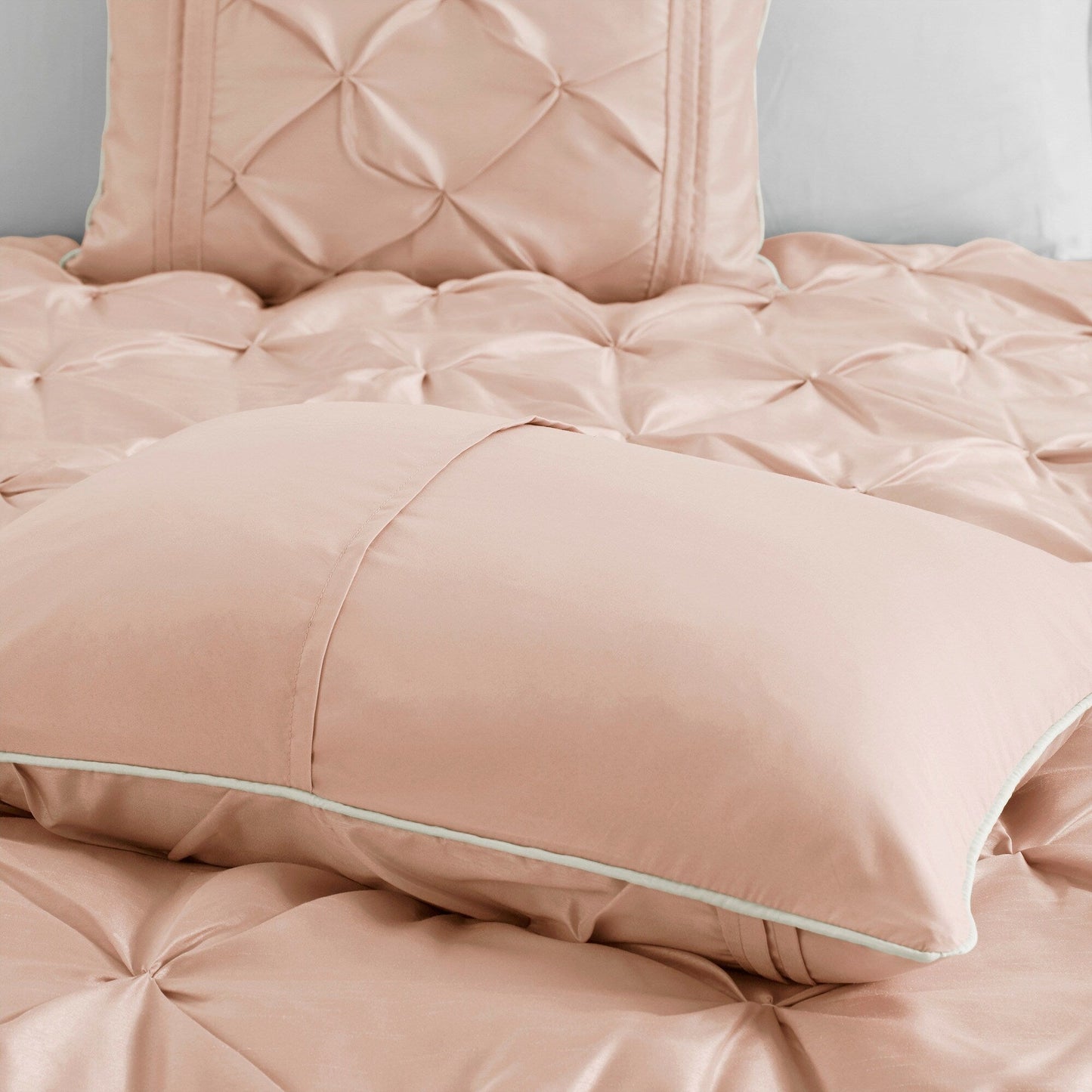 Madison Park Essentials Loretta, ensemble de 24 pièces pour chambre à coucher avec panneaux de fenêtre et ensemble de draps