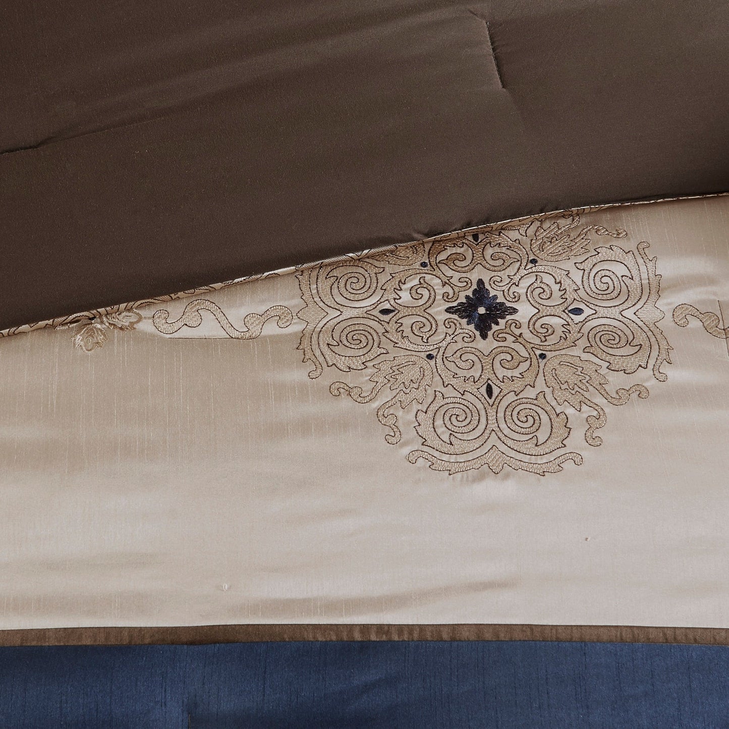 Madison Park Essentials Parker Jacquard Brodé, Ensemble de 24 Pièces, Chambre en Sac
