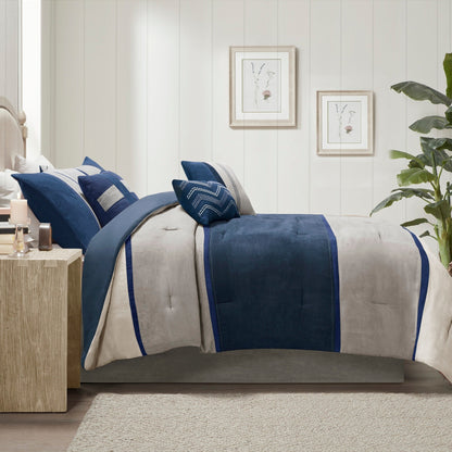 Ensemble de couette Madison Park Hanover 7 pièces
