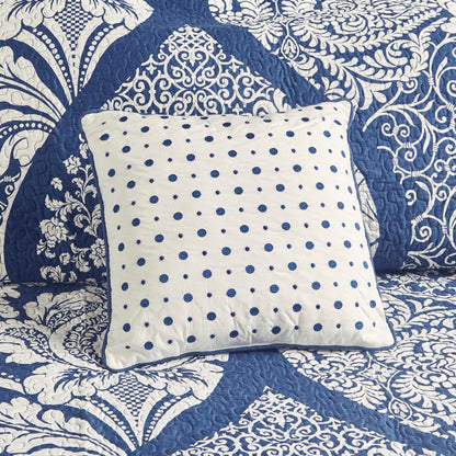 Ensemble de couette imprimée en coton Marcella de Madison Park, 7 pièces