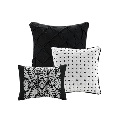 Ensemble de couette imprimée en coton Marcella de Madison Park, 7 pièces