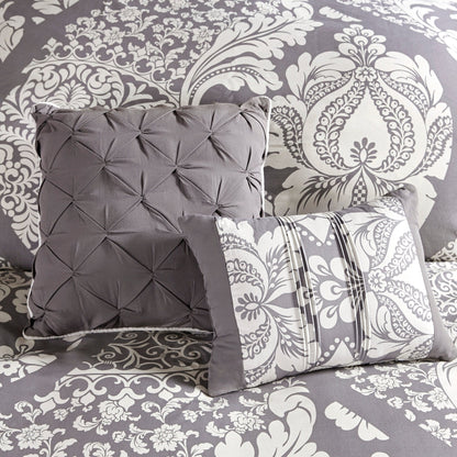 Ensemble de couette imprimée en coton Marcella de Madison Park, 7 pièces