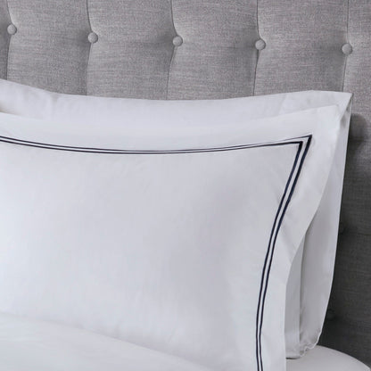 Ensemble de housse de couette brodée en satin de coton 100 % Madison Park Signature, collection de luxe, 500 fils au pouce.