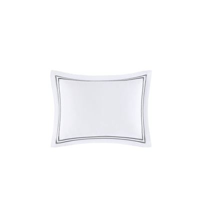 Ensemble de housse de couette brodée en satin de coton 100 % Madison Park Signature, collection de luxe, 500 fils au pouce.