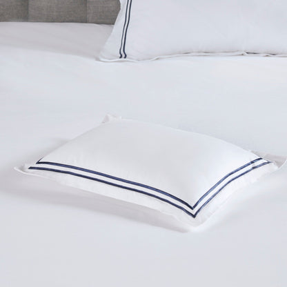Ensemble de housse de couette brodée en satin de coton 100 % Madison Park Signature, collection de luxe, 500 fils au pouce.