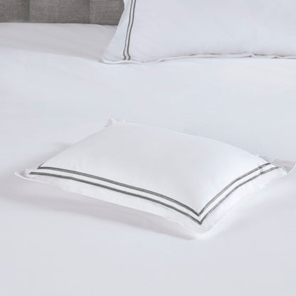 Ensemble de housse de couette brodée en satin de coton 100 % Madison Park Signature, collection de luxe, 500 fils au pouce.