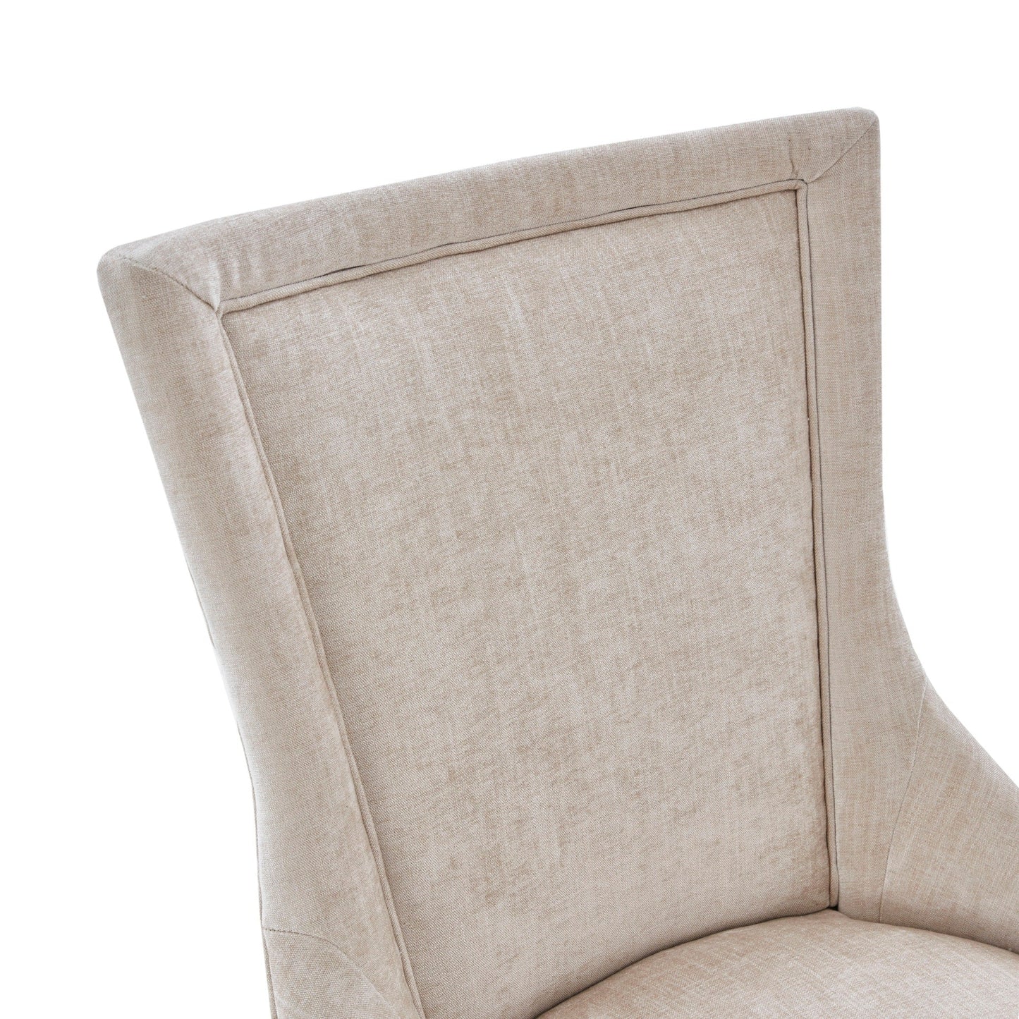 Madison Park Signature Fauteuils de salle à manger Ultra rembourrés avec pieds en bois (lot de 2) - N/A