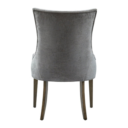 Madison Park Signature Fauteuils de salle à manger Ultra rembourrés avec pieds en bois (lot de 2) - N/A