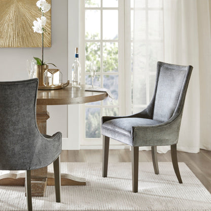 Madison Park Signature Fauteuils de salle à manger Ultra rembourrés avec pieds en bois (lot de 2) - N/A