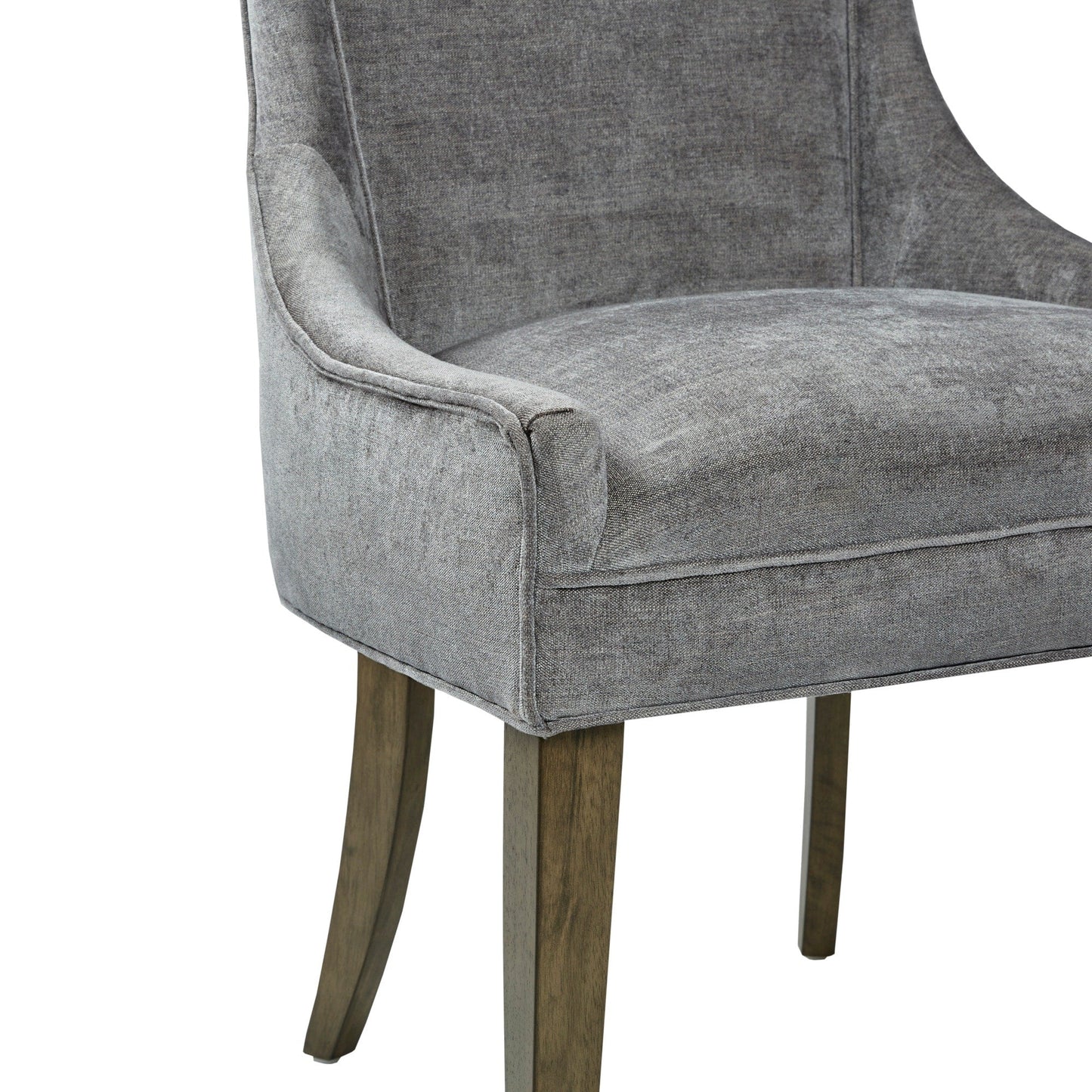 Madison Park Signature Fauteuils de salle à manger Ultra rembourrés avec pieds en bois (lot de 2) - N/A