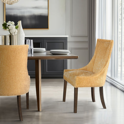 Madison Park Signature Fauteuils de salle à manger Ultra rembourrés avec pieds en bois (lot de 2) - N/A