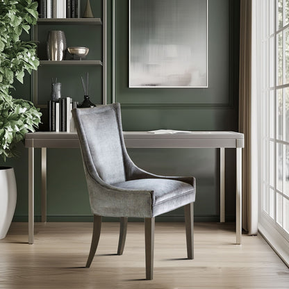 Madison Park Signature Fauteuils de salle à manger Ultra rembourrés avec pieds en bois (lot de 2) - N/A